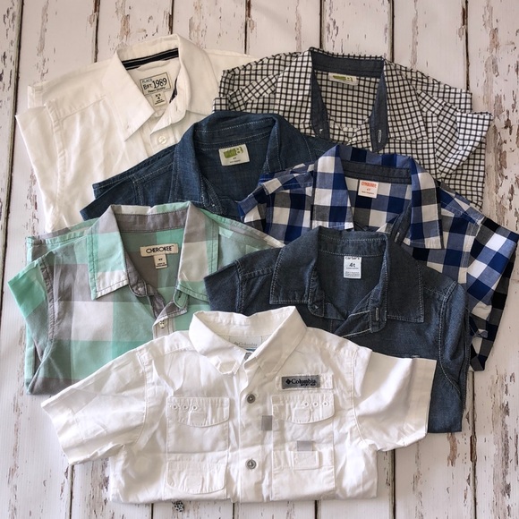 Columbia Other - HUGE lot of Boys 4/4T dress shirts